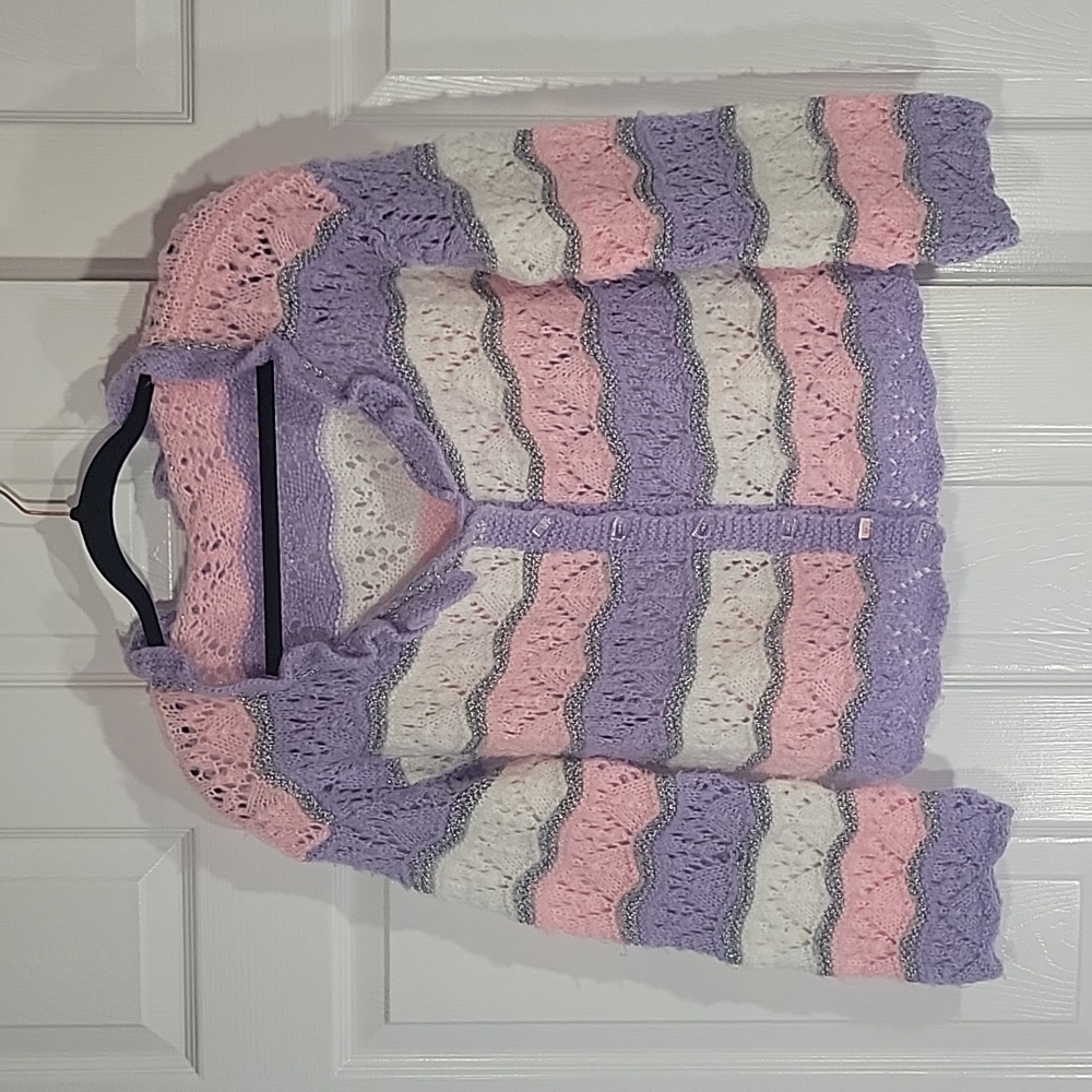 Handmade knitted cardigan